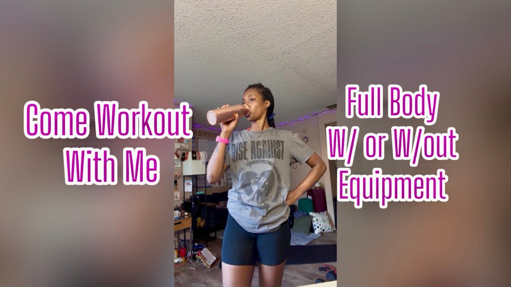 Come Workout With&nbsp;Me!