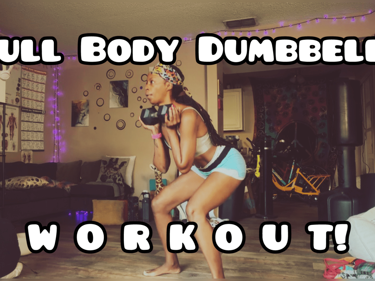 Full Body Dumbbell Workout: Strength + Mobility + Cardio for ALL&nbsp;Levels!