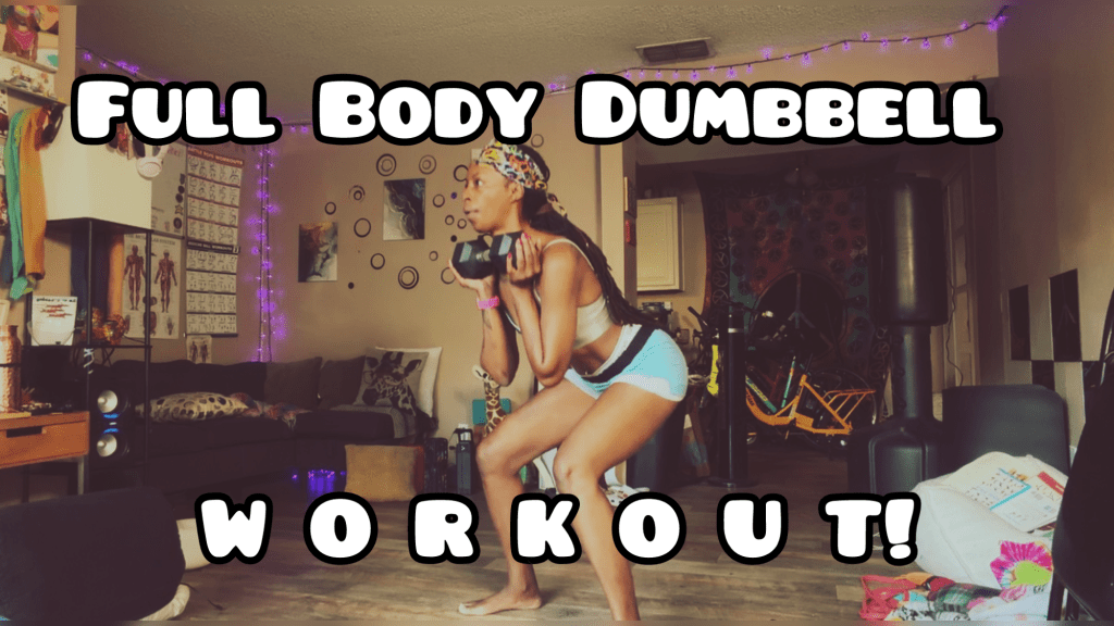 Full Body Dumbbell Workout: Strength + Mobility + Cardio for ALL&nbsp;Levels!