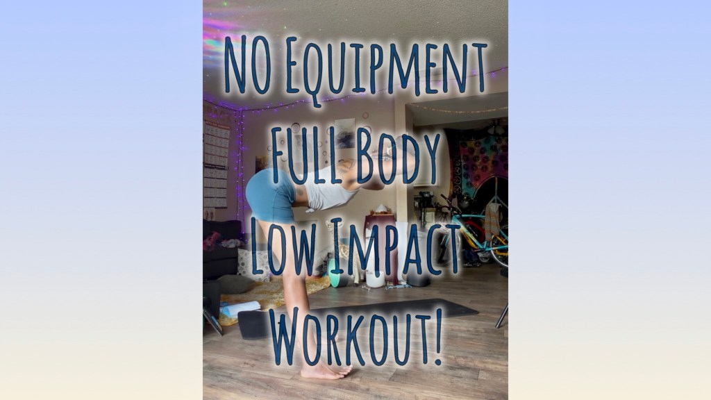 NO Equipment FULL Body Low Impact&nbsp;Workout!